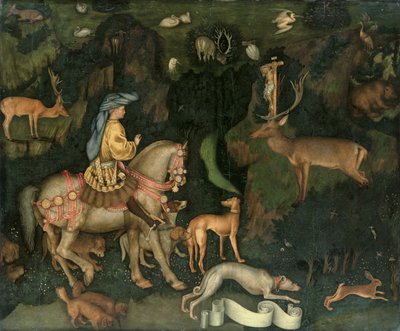 The Vision of St. Eustachius by Antonio Pisanello